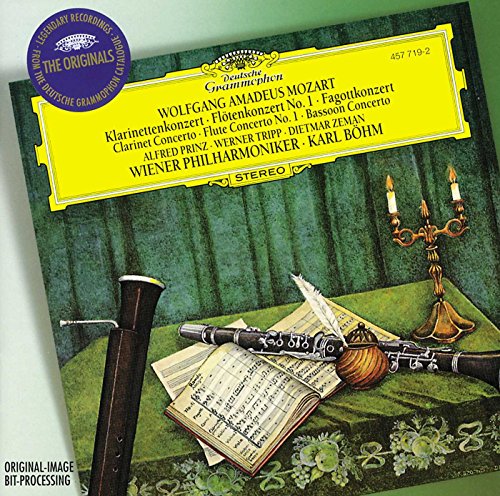 CD Munchen Philharmonie - Konzerte für Klarinette, Flöte und Fagott (1 CDs) Deutsche Grammophon - Música e gravações de som - clarinete, flauta, fagote, munchen philharmonie