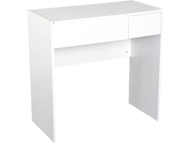 Cómoda HOMCOM | Espelho | Banquinho | 3 Caixas | 1 Gaveta | Branco HOMCOM - Penteadeiras de quarto - espelho, banquinho, 3 caixas, 1 gaveta