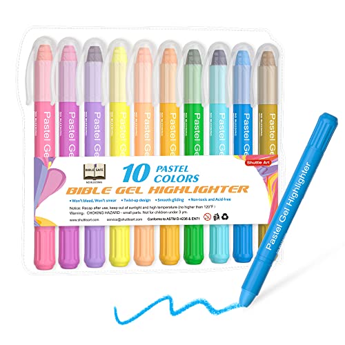 Marcador Pastel SHUTTLE ART (Multicor - 6 Unidades) Shuttle Art - Marcadores e marcadores de texto - multicor, 6 unidades, base água, gel