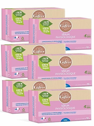 Gifrer Suero Fisiológico Lavado Nasal Y Oftálmico (6 Cajas) Gifrer - Móveis para bebês e crianças pequenas - gifrificação, suero fisiológico, lavado nasal, lavado oftálmico