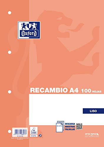 Oxford 100 Folhas de Papel Branco (Recondicionado Como Novo) 
Marca:
Oxford
 - Papel de impressora e copiadora - 100 folhas, papel branco, recondicionado