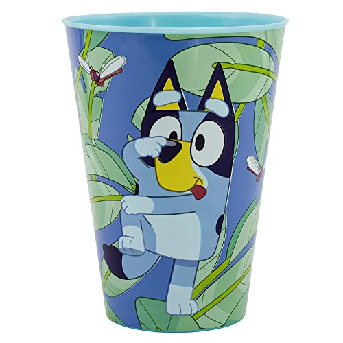 Garrafa Reutilizável BLUEY (430 ml - Azul) Stor - Copos - 430 ml, azul, reutilizável