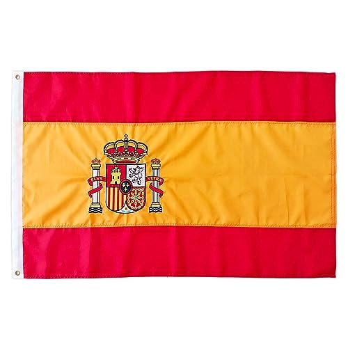 Bandeira Espanha 90X150Cm Multicor (Recondicionado Como Novo) Poert - Bandeiras e cataventos - bandeira, espanha, multicor, recondicionado