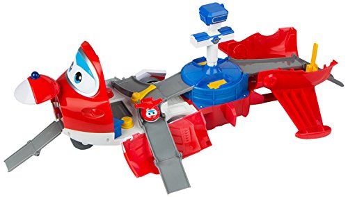 Brinquedo de Construção SUPER WINGS JET (Idade Mínima Recomendada: 3 anos) Super Wings - Brinquedos - construção, 3 anos, aerporto, rampas, torre de controlo
