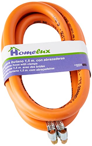 Mangueira HOMELUX 300060 (Aço - 1.5m - Preto) HOMELUX - Mangueiras de gás - aço, 1.5m, preto