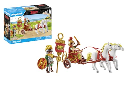 Figuras de Ação PLAYMOBIL Asterix: Quadriga Romana (Idade Mínima Recomendada: 3 anos) PLAYMOBIL - Conjuntos de brinquedos - asterix, quadriga romana, playmobil