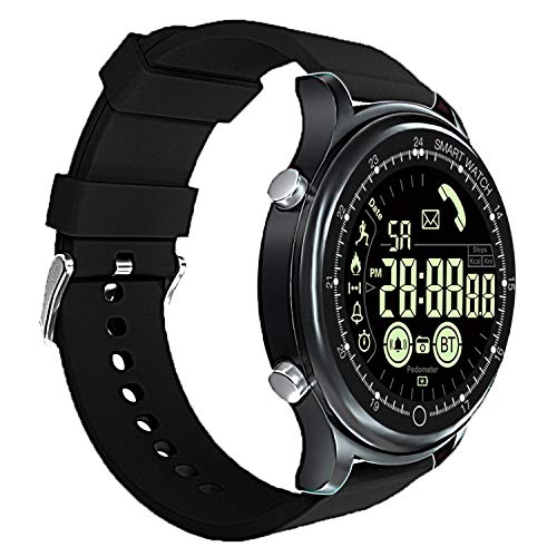 Relógio Desportivo BEELOOOM Ex28 Preto (Bluetooth) Beelooom - Óculos inteligentes - bluetooth, desportivo, pulseira ajustável, resistente à água