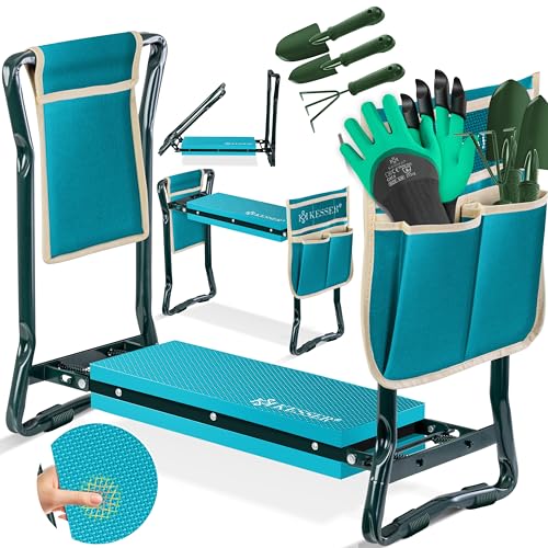 Banco para Rótulas KESSER XXL (Azul - Espuma) KESSER - Móveis de exterior - azul, espuma, rodillas
