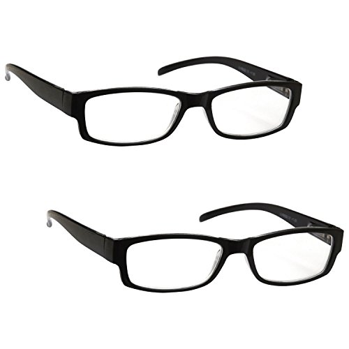 Pack de 2 Lentes de Leitura UV R2 32 Preto The Reading Glasses Company - Óculos de grau - pack, 2 lentes, leitura uv, r2 32, preto