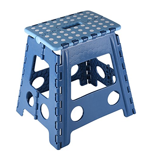 Escada de Transporte KESPER 1000 (Azul - 31x22x39cm) Kesper - Banquetas - braço dobrável, 120 kg, poliéster, 31x22x39cm
