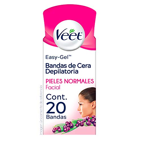 Veet Depilatório Facial Cera Fraca Normal Pêlo 16 Bandas Veet - Banho e corpo - depilatório, facial, cera fraca, normal, pêlo