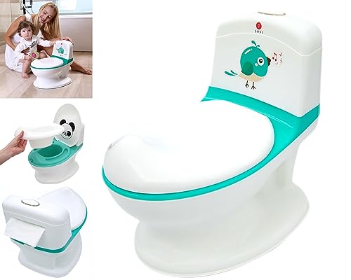 Caixa de Arrumação Bebé Wc Verde 24X18X19 Cm AOTI SHOP - Móveis para bebês e crianças pequenas - 24x18x19 cm, realista, som de puxar