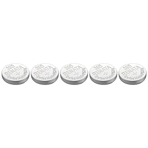 Pilha Renata 5 Pilhas Botões Prateadas Óxido 395/Sr927Sw 0% Mercúrio Renata - Baterias - botão, prateado, 0% mercúrio, 55mah