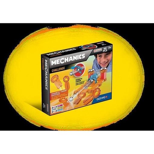 Jogo de tabuleiro GEOMAG Mechanics (5 anos) GARDENKRAFT - Jogos - geomágneto, construção, 95 peças, ciência
