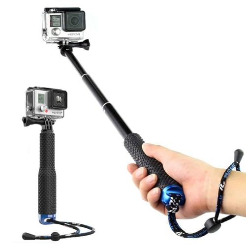 Selfie Stick HARWERREL Alumínio (Compatível com: GoPro, Hero, SJ4000, SJ5000) Harwerrel - Tripés e monopés - alumínio, go pro, hero, sj4000, sj5000