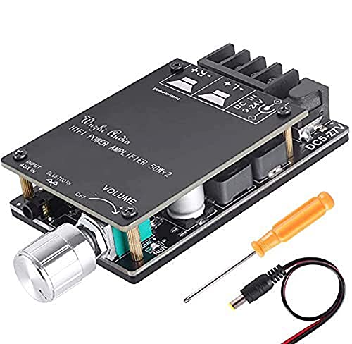 Amplificador de Áudio Zhiting BT-AMP-02 | Preto ZHITING - Placas de circuito impresso - amplificador, bluetooth, preto, bateria