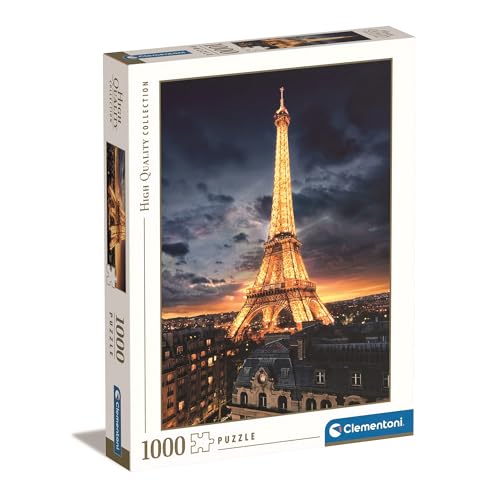 Puzzle CLEMENTONI High Quality Collection Tour Eiffel Paris CLEMENTONI - Quebra-cabeças - puzzle, alta qualidade, imagens impressionantes, elegante, tinteiros