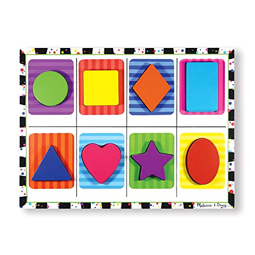 Puzzle MELISSA & DOUG Madeira - Azul - 20 x 15 cm Melissa & Doug - Quebra-cabeças - madeira, 20 x 15 cm, fácil de segurar, impressão