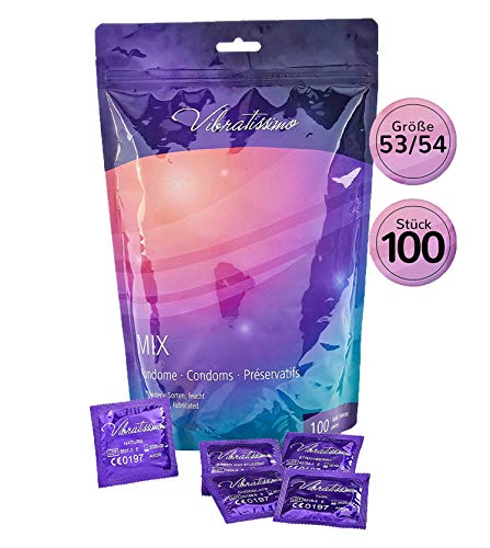 Preservativos VIBRATISSIMO (100 un) (Recondicionado Como Novo) Vibratissimo - Cuidados pessoais - preservativos, vibratissimo, 100 unidades, recondicionado