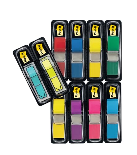 Marcadores Autocolantes Post-It Index 8 Folhas 3M - Notas autoadesivas - autocolantes, index, 8 folhas