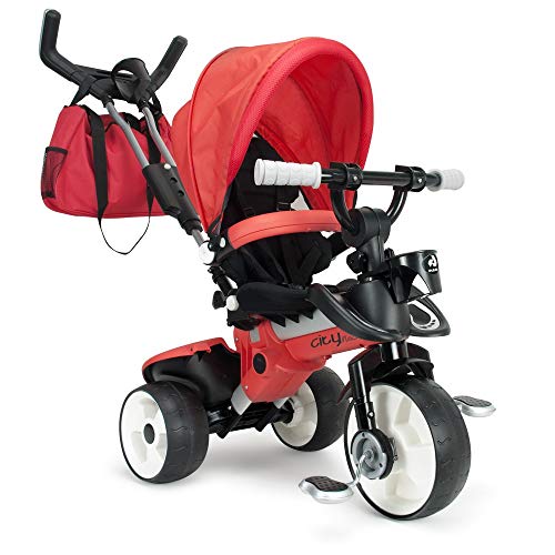 Bicicleta INJUSA City Max (Vermelho - 94x56.5x75cm) INJUSA - Brinquedos - vermelho, 94x56.5x75cm