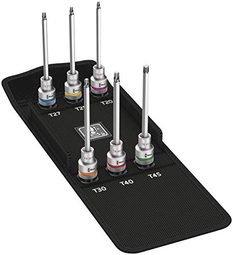 Conjunto de Brocas WERA 8767 C TX HF 2 Wera - Acessórios para ferramentas - preto, aço inoxidável, 6 peças