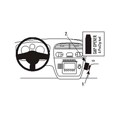 Suporte BRODIT ProClip para Telemóvel (Universal) Brodit - Auto-falantes veiculares - universal, preto, telemóvel