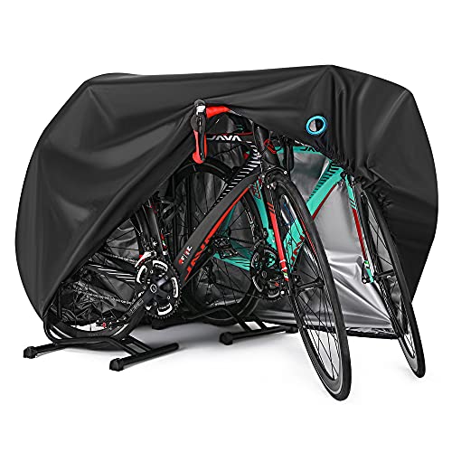 Capa para 2 ou 3 Ciclismo Al Aire Livre Impermeável para Bicicleta hanmir - Capas para bicicletas - impermeável, resistente à água, gancho útil, prevenir corrosão