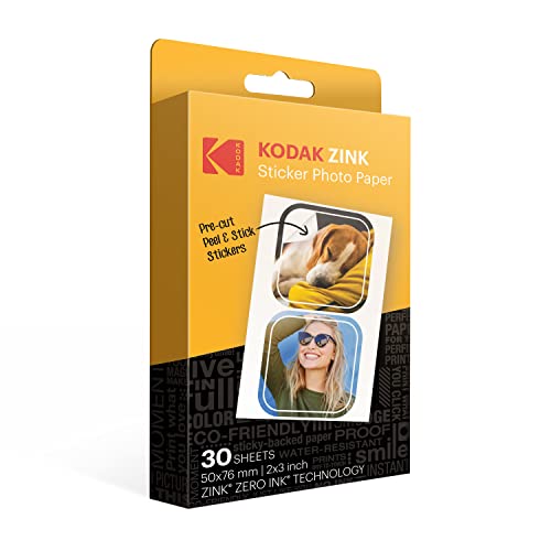 Papel Fotográfico KODAK ZINK Premium 2x3 Kodak - Papel de impressora e copiadora - kodak, premium, 2x3