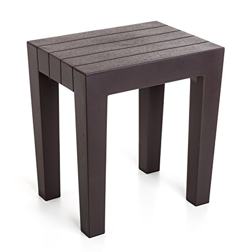 Banco de Jardim TATAY (Castanho - Polipropileno - 38 x 29 x 41,5 cm) TATAY - Bancos e cadeiras de chuveiro - polipropileno, anti-uv, 12520, 130 kg