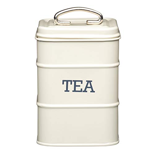 Caixa de Armazenamento para Chá LIVING NOSTALGIA Kitchen Craft - Organizadores de balcão de cozinha e estação de bebidas - caixa, armazenamento, chá