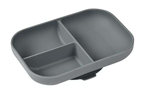 Prato para Bebê BÉABA 3 Compartment Silicone Beaba - Utensílios de mesa - 3 compartimentos, silicone, inquebrável, facilitador de alimentação