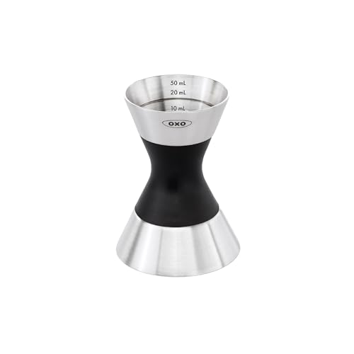 Copo Duplo de Aço Inoxidável 250 Ml OXO STEELOX Oxo - Agitadores de coquetel e ferramentas - 250 ml, aço inoxidável, OXO SteeL, jigger, antiderrapante