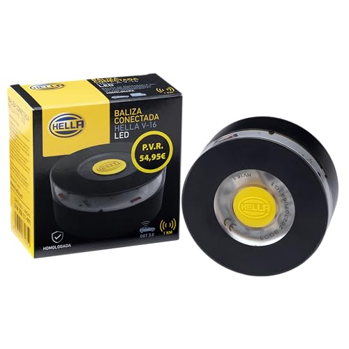 Sistema de localização e sinalização Hella V-16 Kepar Electrónica S. L. - Peças de automóveis - localização, sinalização, hella v-16, pilhas 3, preto, AAA