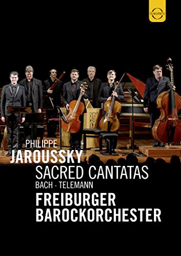 DVD Philippe Jaroussky - Bach & Telemann - Sacred Cantatas (1CDs) ADA UK - Dvds de filmes e programas de televisão - dvd, Philippe Jaroussky, bach, telemann, cantatas, orquestra, réseau classica, christophe exilhac