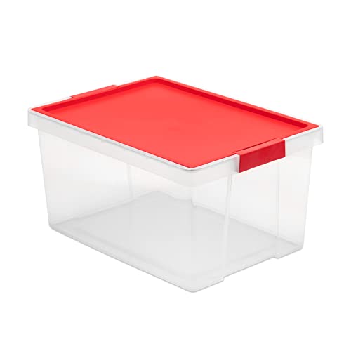 Caixa de Arrumação TATAY Multiusos (Vermelho - Polipropileno - 35 L) TATAY - Prateleiras industriais - multiusos, vermelho, polipropileno, 3,5 L