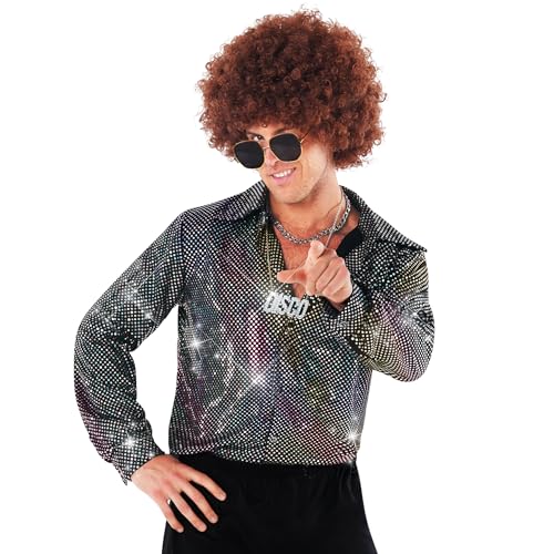 Fato de Homem DISFRAZZES Disco Anos 70 (Tam: XXL) Morph - Roupa - disco, anos 70, xxl