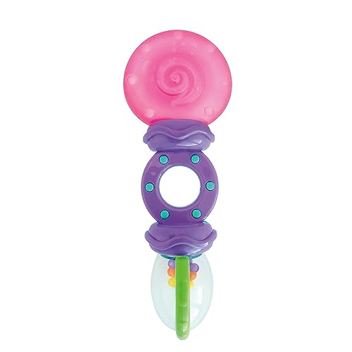 Mordedor BRIGHT STARTS Rattle & Teethe Multi (0 meses) BRIGHT STARTS - Cuidados com a higiene oral - mordedor, rato, água, colorido