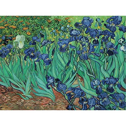 Quadro de Cross Stitch YSCOLOR Iris (30 x 40 cm) YSCOLOR - Enfeites e acabamentos - cross stitch, 30 x 40 cm, iris