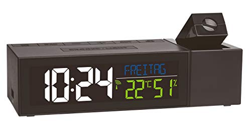 Relógio de Mesa Digital TFA-Dostmann Show 60.5014.01 | Preto TFA-Dostmann - Relógios despertadores - digital, visor LED, alarme, temperatura, humidade