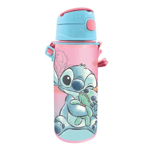 Garrafa de Alumínio DISNEY Stitch (600 ml) Kids Licensing - Garrafas de engarrafamento - 600 ml, alumínio, fresco, viagem