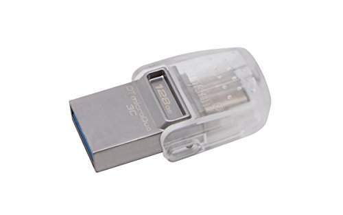 Pen USB KINGSTON TECHNOLOGY microDuo 3C 128GB Kingston - Pen drives usb - 128 GB, usb 3.0, type-a + type-c, 128GB