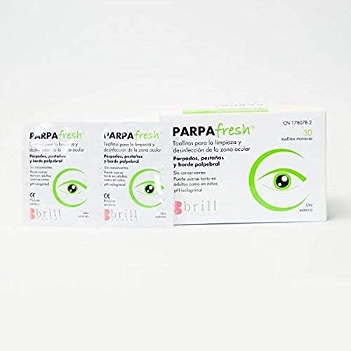 Toalhitas de Limpeza para Bebé BRILL PARPAFRESH (30 Un) BRILL PHARMA - Removedores de maquiagem - toalhitas, bebé, brill parpafresh, 30 unidades, limpeza