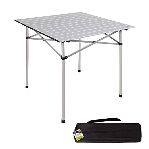 Mesa Dobrá AKTIVE 52840 (Alumínio - 70 x 70 x 70 cm) AKTIVE - Mesas dobráveis - alumínio, 70x70x70 cm, dobrável, resistente