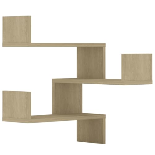 Estante VIDAXL de Parede Castanho (40 x 40 x 50 cm) vidaXL - Prateleiras industriais - parede, castanho, 40x40x50 cm
