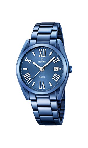 Relógio Homem FESTINA F16864/3 (Azul - Aço Inoxidável) Festina - Relógios - aço inoxidável, azul, cronómetro, alarme