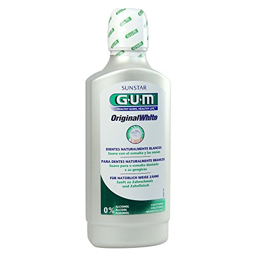 GUM Colutorio Original Branco 500 Ml GUM Sunstar iberia - Banho e corpo - branco, 500 ml, original