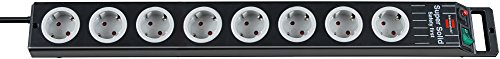 Extensão Elétrica BRENNENSTUHL 1153380118 (8 Tomadas - Tipo F - 250 V - 2.5 m) Brennenstuhl - Filtros de linha e supressores de surtos - 8 tomadas, tipo f, 250 V, 2.5 m