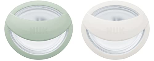 Chupeta NUK Silicone Mommyfeel Menta e Branco Newell Brands - Cuidados com a higiene oral - silicone, mommyfeel, menta, branco