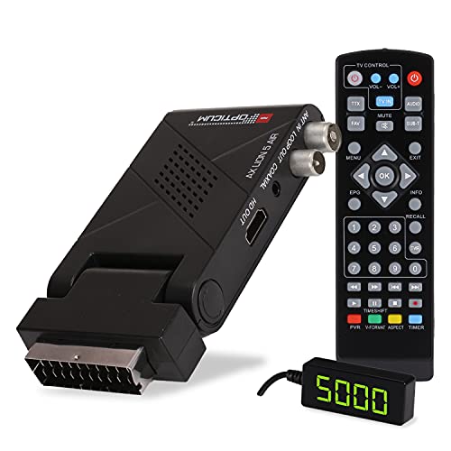 Receptor de TV RED OPTICUM AX Lion 5 Air DVB-T2 H.265 Red Opticum - Áudio - dvb-t2, h.265, scart, hdmi, usb 2.0